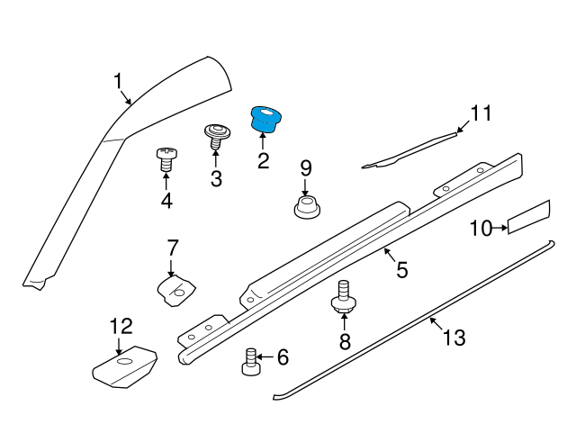 Grommet A-Pillar