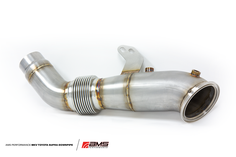 AMS Performance MKV A90 2020+ Toyota Supra Stainless Steel Race Downpipe