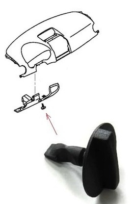 Clips - Instrumentpanel OBD-uttag