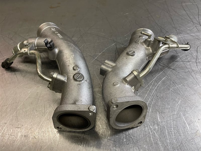 Triple Inlet Pipe Turbo inlet pipes R35 GTR DBA Used condition - JRM RACING AB