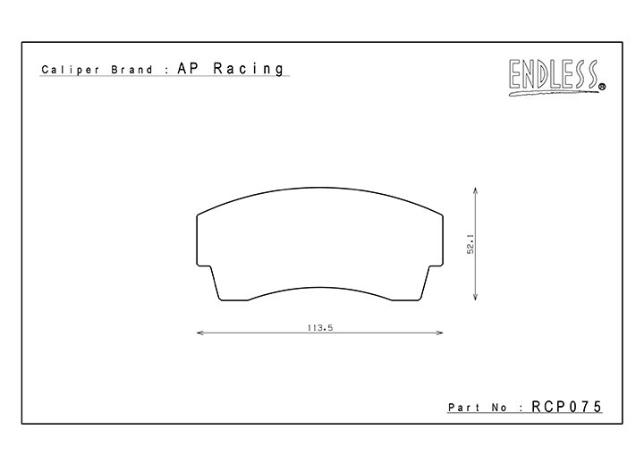 Endlessbelägg AP Racing